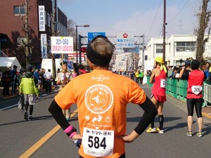 第49回青梅マラソンで颯走塾2015Tシャツデビュー