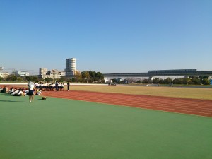 2015/12/09の舎人公園陸上競技場