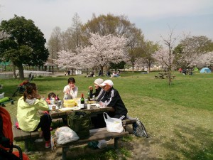 2016/04/06はマラソン練習会の後、お花見ランチ