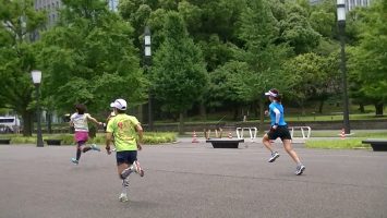 2016/06/19皇居にてフォームチェック2