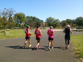 2016/10/26の舎人公園マラソン練習会