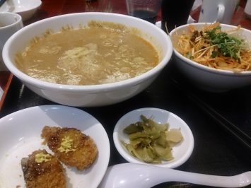 2016年つくばの前は葱担々麺で最終刺激入れ