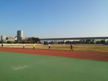 2016/12/21の舎人公園陸上競技場