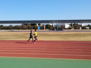 2017/01/11の舎人公園マラソン練習会①