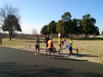 2017/01/18の舎人公園マラソン練習会②