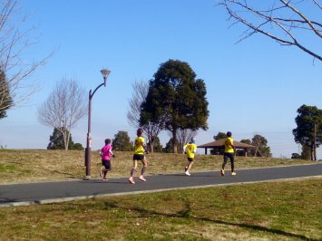 2017/02/01の舎人公園マラソン練習会②