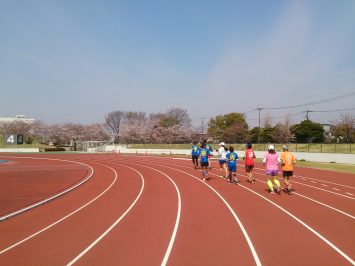 2017/04/05の颯走塾足立区舎人公園マラソン練習会1