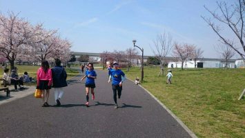 2017/04/05の颯走塾足立区舎人公園マラソン練習会2