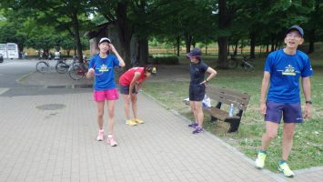 2017/06/07の舎人公園マラソン練習会1