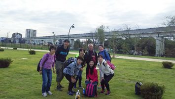 2017/10/04新しくなった舎人公園バーベキュー場にて颯走塾メンバーでBBQ4