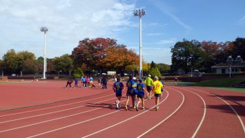 2017/11/01の颯走塾水曜マラソン練習会in織田フィールド1