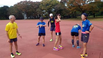 2017/11/01の颯走塾水曜マラソン練習会in織田フィールド3