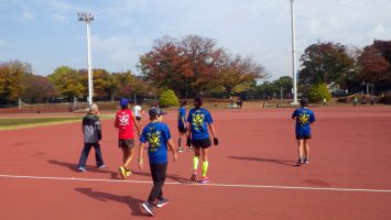 2017/11/15の颯走塾マラソン練習会in織田フィールド3