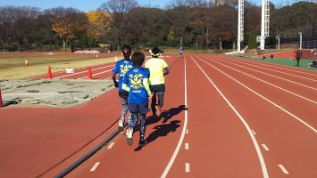 2017/12/06の颯走塾水曜マラソン練習会in織田フィールド3