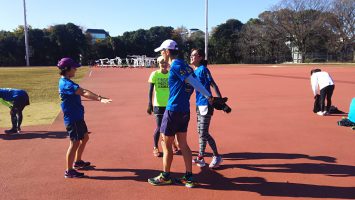 2017/12/06の颯走塾水曜マラソン練習会in織田フィールド4