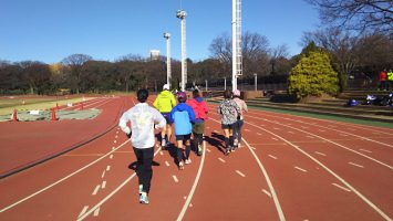 2017/12/13の颯走塾水曜マラソン練習会in織田フィールド1