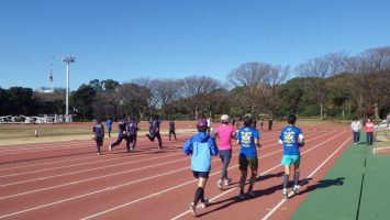 2017/12/13の颯走塾水曜マラソン練習会in織田フィールド5