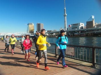 2017/12/27　颯走塾東京マラソンコース試走会13