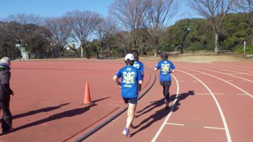 2018/01/10の颯走塾水曜マラソン練習会in織田フィールド2