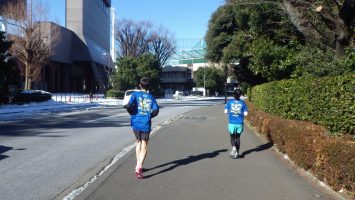 2018/01/24の颯走塾水曜マラソン練習会in神宮外苑4