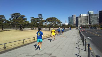 2018/02/07の颯走塾水曜マラソン練習会in皇居4