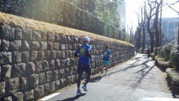 2018/01/31の颯走塾水曜マラソン練習会in東宮3