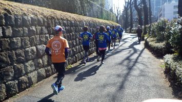 2018/01/31の颯走塾水曜マラソン練習会in東宮2