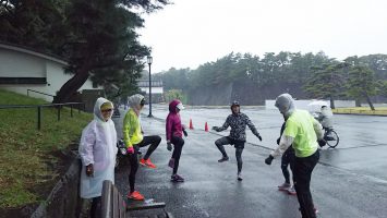 2018/03/21の颯走塾水曜マラソン練習会in皇居1