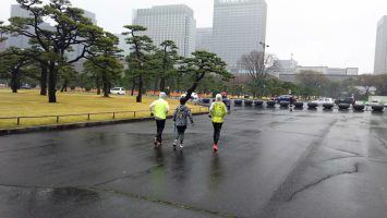 2018/03/21の颯走塾水曜マラソン練習会in皇居3