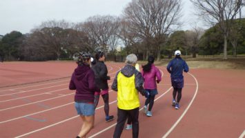 2018/03/07の颯走塾水曜マラソン練習会in織田フィールド1