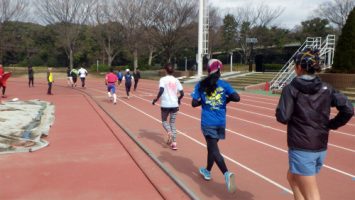 2018/03/07の颯走塾水曜マラソン練習会in織田フィールド3