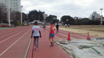 2018/03/07の颯走塾水曜マラソン練習会in織田フィールド5