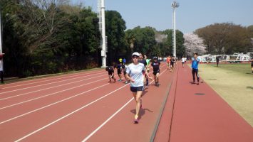 2018/03/28の颯走塾水曜マラソン練習会in織田フィールド3