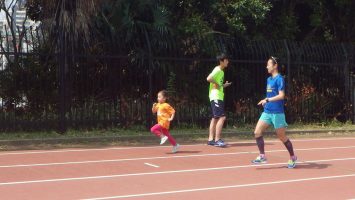 2018/03/28の颯走塾水曜マラソン練習会in織田フィールド6