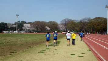 2018/03/28の颯走塾水曜マラソン練習会in織田フィールド5