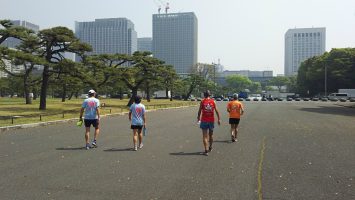 2018/04/04の颯走塾水曜マラソン練習会in皇居4