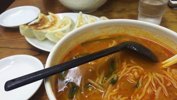 2018/04/25　代々木八幡天下一にてオロチョンラーメン