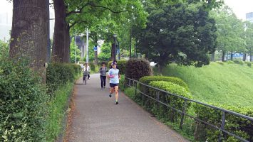 2018/05/02の颯走塾水曜マラソン練習会in皇居2