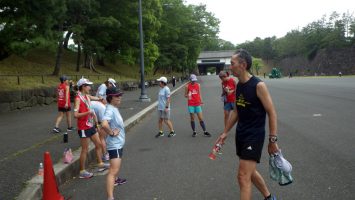 2018/05/30の颯走塾水曜マラソン練習会in皇居7