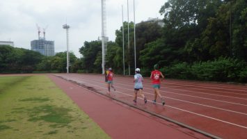 2018/06/06の颯走塾水曜マラソン練習会in織田フィールド4