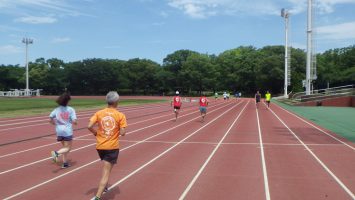 2018/06/13の颯走塾水曜マラソン練習会in織田フィールド2