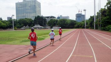 2018/06/13の颯走塾水曜マラソン練習会in織田フィールド3