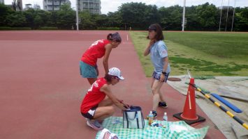 2018/06/13の颯走塾水曜マラソン練習会in織田フィールド6日