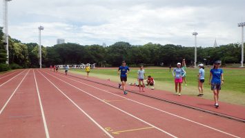 2018/06/27の颯走塾水曜マラソン練習会in織田フィールド4