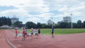 2018/06/27の颯走塾水曜マラソン練習会in織田フィールド5