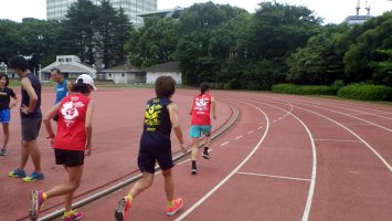 2018/07/04の颯走塾水曜マラソン練習会in織田フィールド3