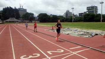 2018/07/04の颯走塾水曜マラソン練習会in織田フィールド7