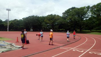 2018/07/04の颯走塾水曜マラソン練習会in織田フィールド8