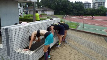 2018/07/18の颯走塾水曜マラソン練習会in織田フィールド4