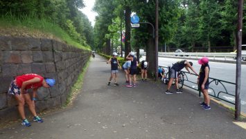 2018/0/25の颯走塾水曜マラソン練習会in東宮4